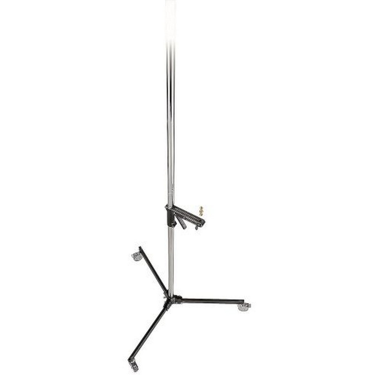 Manfrotto 231CS Chrome Column Light Stand with Locking Wheels, Removable Base