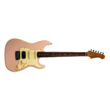 JET Guitars JS 400 PK R HSS Basswood Body Electric Guitar with Roasted Maple Neck Rosewood Fretboard - guitar
