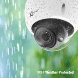 IC Realtime IPEG-D20F-IRW4 2 MP Indoor/Outdoor Vandal Dome Camera