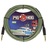 Pig Hog PCH10JGR Jamaican Green Instrument Cable 10-Foot