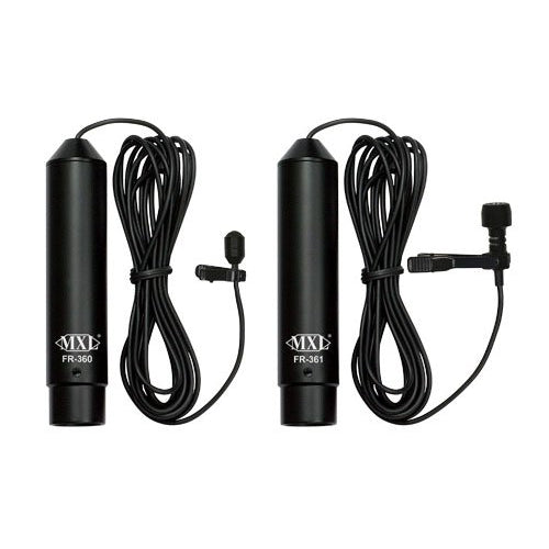 MXL FR-366K Lavalier Microphone Kit FR361 FR360 Cardioid Omni Microphones