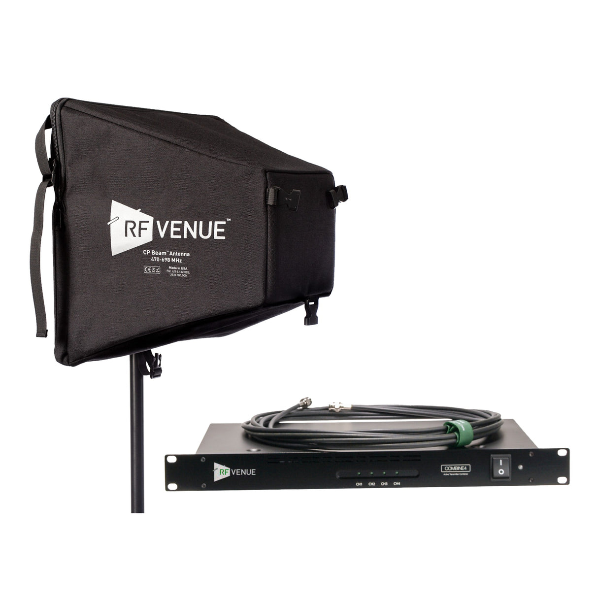 RF Venue COMB4CPB 4-Channel In-Ear Monitor Upgrade Pack