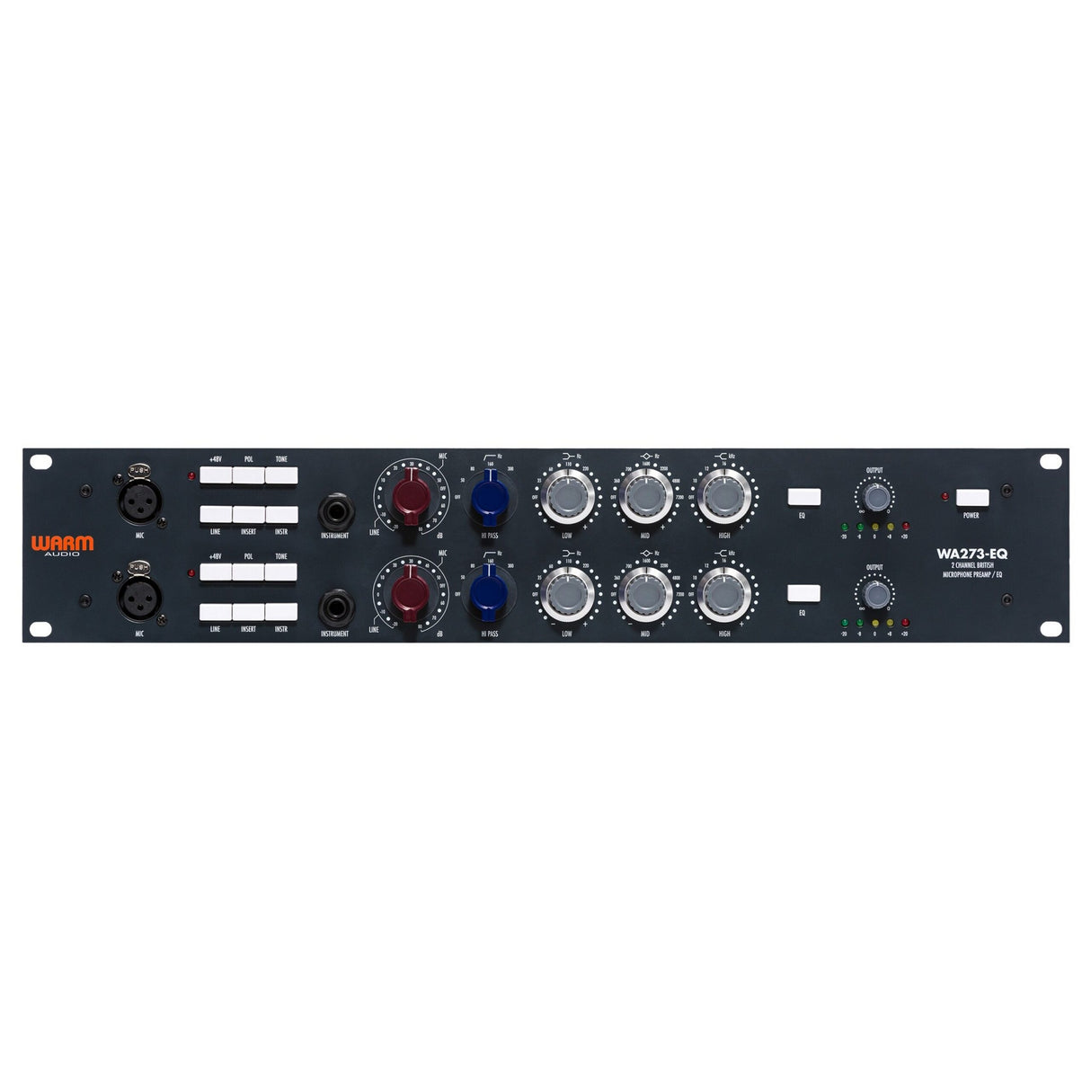 Warm Audio WA273-EQ Dual Channel British Style Microphone Preamp with EQ