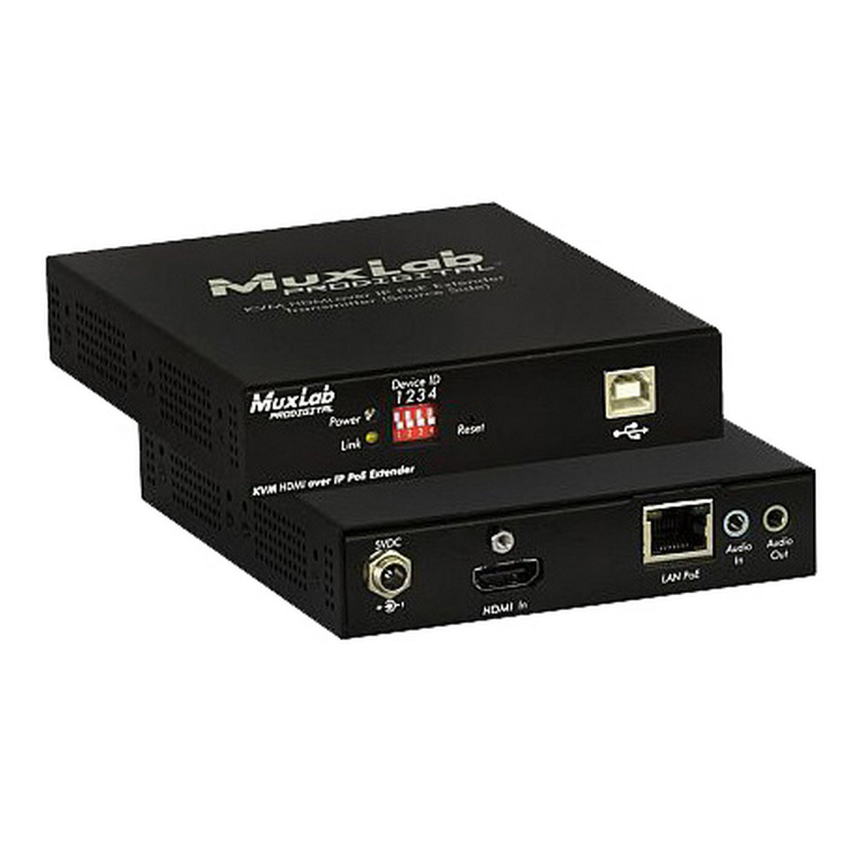 MuxLab 500770-TX KVM HDMI Over IP PoE Extender Kit Transmitter