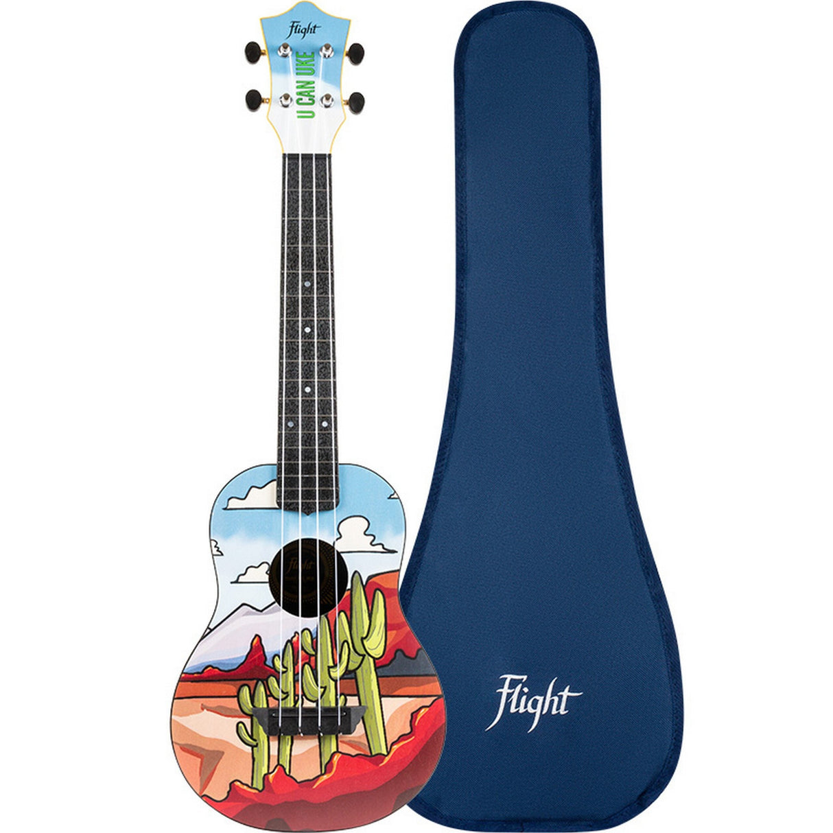 Flight Ukuleles TUC-UCU Concert Travel Ukulele