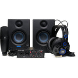 PreSonus AudioBox 96k Complete Bundle with Eris 3.5 Studio Monitors Microphone Headphones and Studio One +