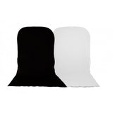 Lastolite LL LB6701 Plain Collapsible Background 1.8 x 2.15 Meters with Black/White Train