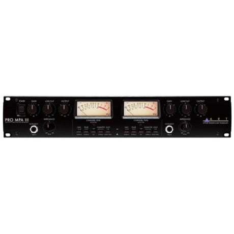 ART - ART Pro MPA III 2-Channel Multivoice Tube Preamplifier - MPA III