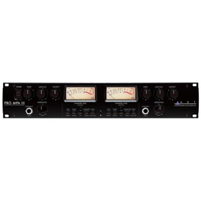 ART - ART Pro MPA III 2-Channel Multivoice Tube Preamplifier - MPA III