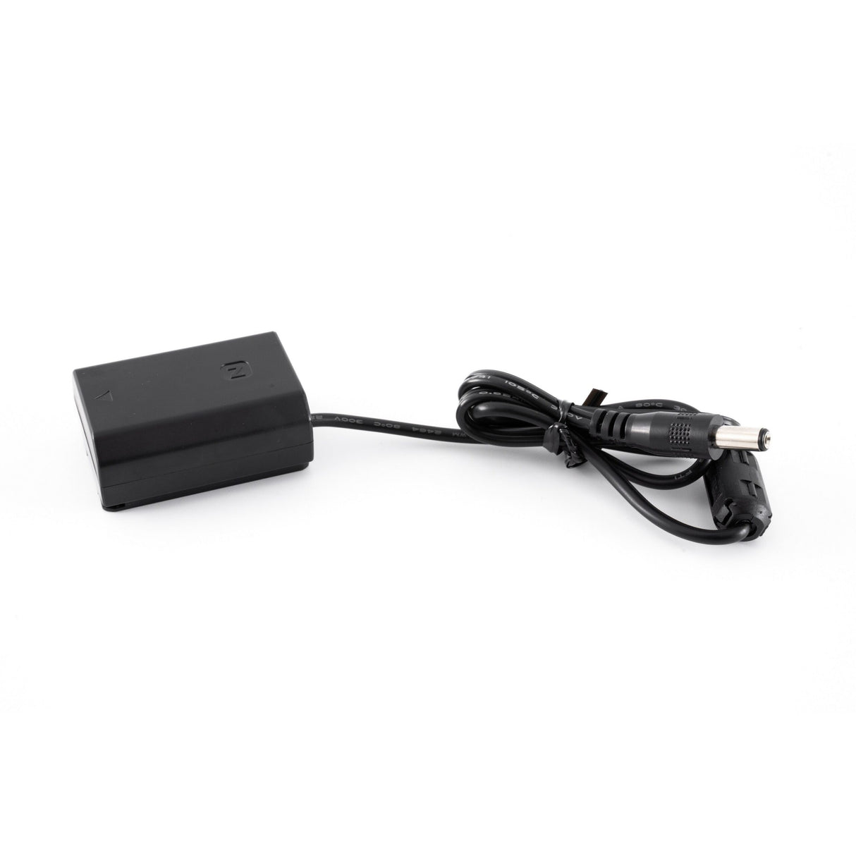 IndiPRO 21SF100 2.1mm Male Power Cable to Sony NP-FZ100 Type Dummy Battery 20-Inch