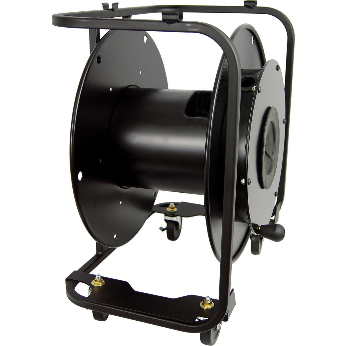 Hannay Reels AVF-18 Fiber Optic Series Metal Cable Reel with Casters