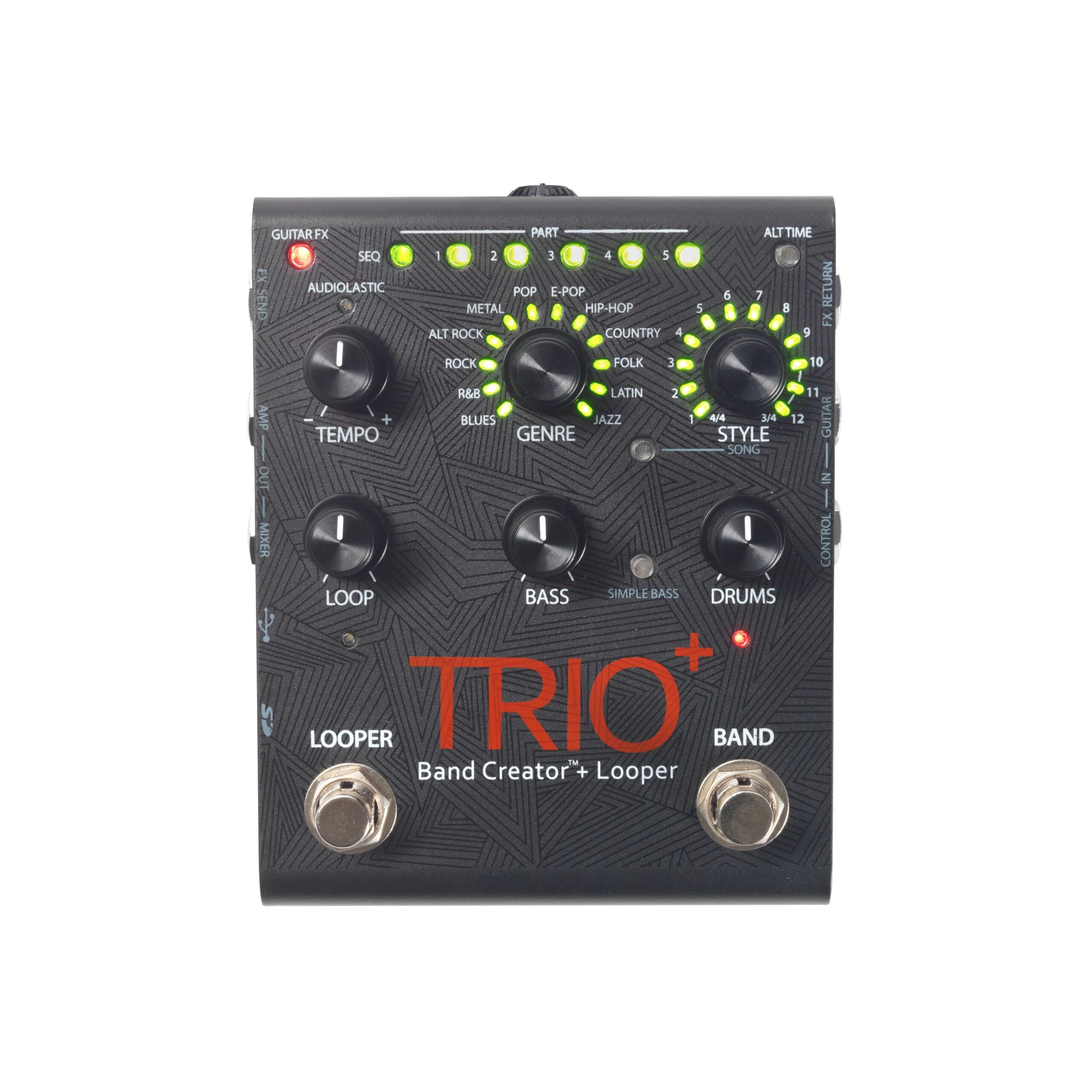 ギター DIGITECH - TRIO+ / Band Creator+ Looper DigiTech TRIO+ Band Creator and Looper – AVLGEAR