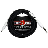 Pig Hog PX48J3 Cable - 1/4-Inch TRS to 1/8-Inch Mini 3-Foot