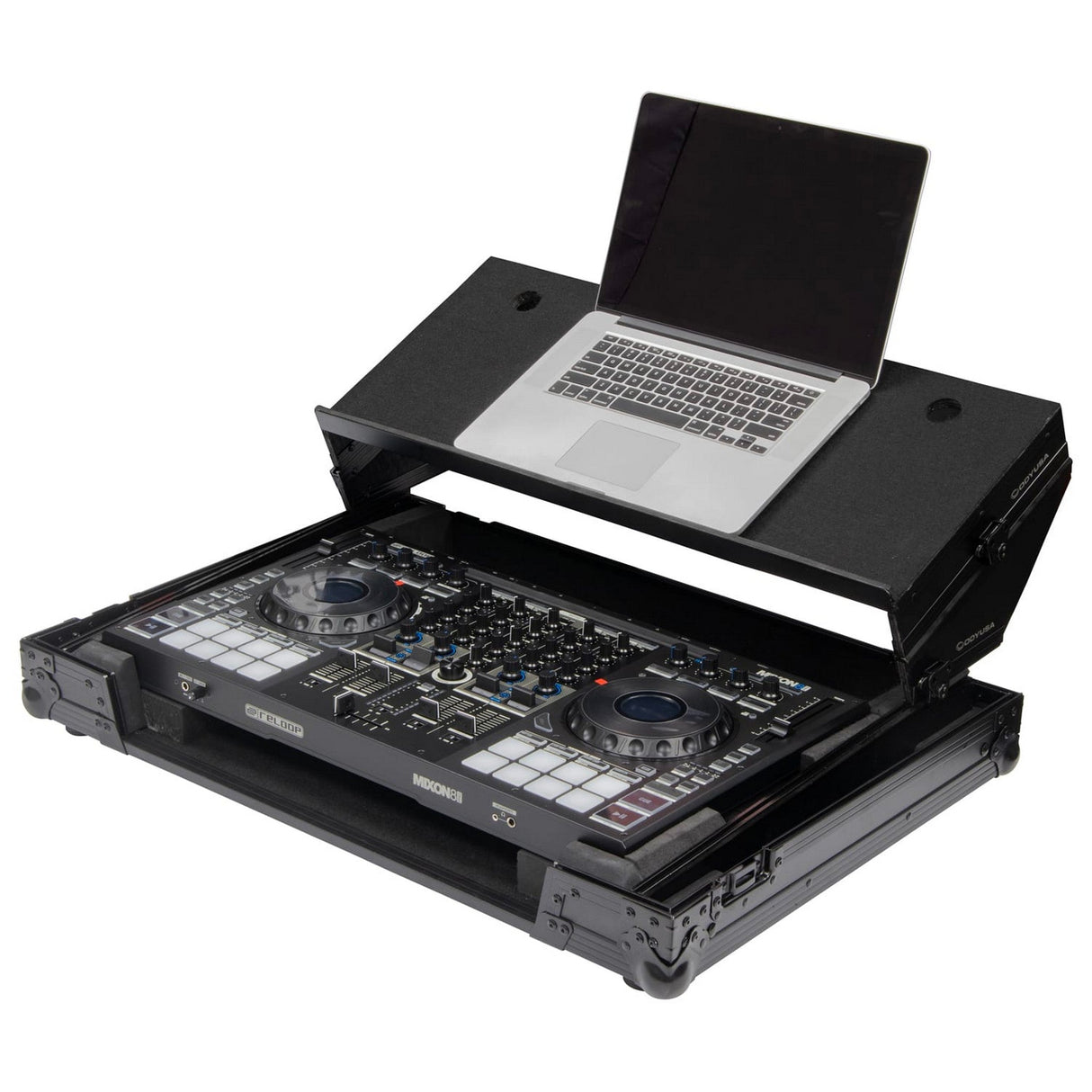 Odyssey Flight Case with Angle Glide Platform for Reloop Mixon 8 Pro