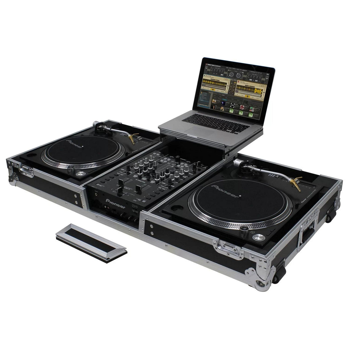 Odyssey Low Profile 10-Inch Format DJ Mixer and Flight Coffin Case