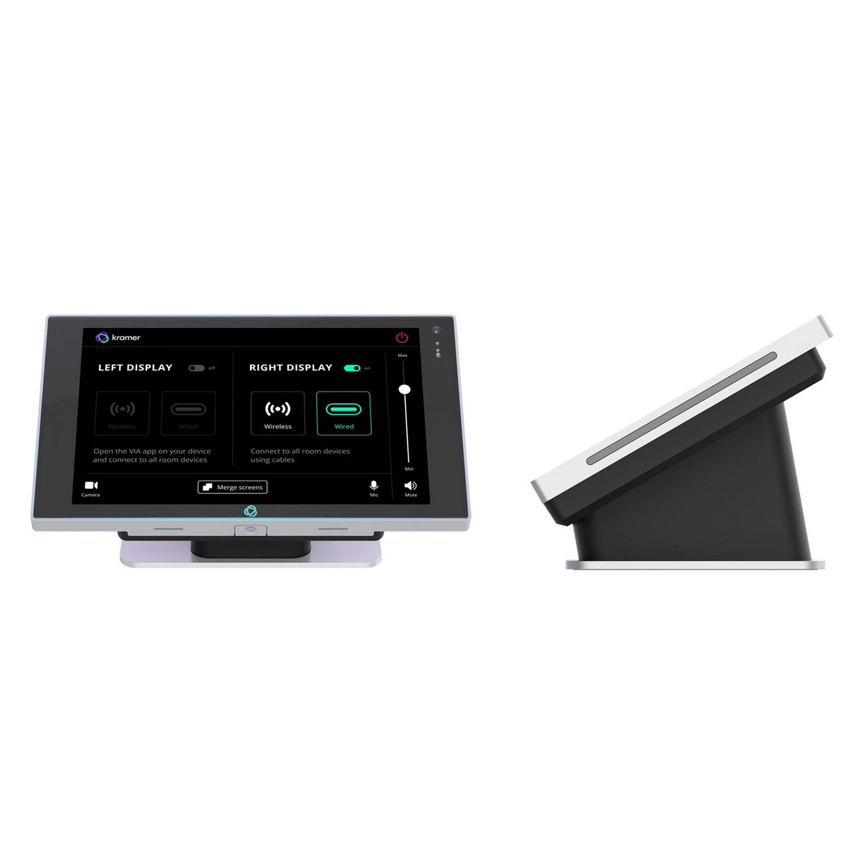 Kramer KT-208 8-Inch Table Mount PoE Touch Panel