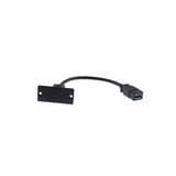 Kramer WU-CA USB-C Single Wall-Plate Insert Black