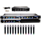 VocoPro USB-Acapella-12 Wireless 12-Channel Microphone/USB Interface System 902-927.2 MHz
