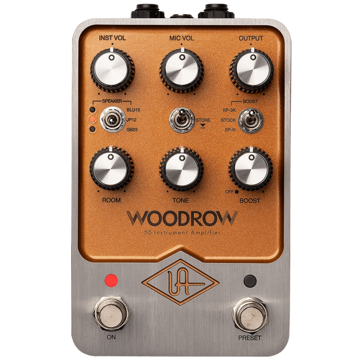 Universal Audio Woodrow '55 Instrument Amplifier Emulation Pedal with Bluetooth