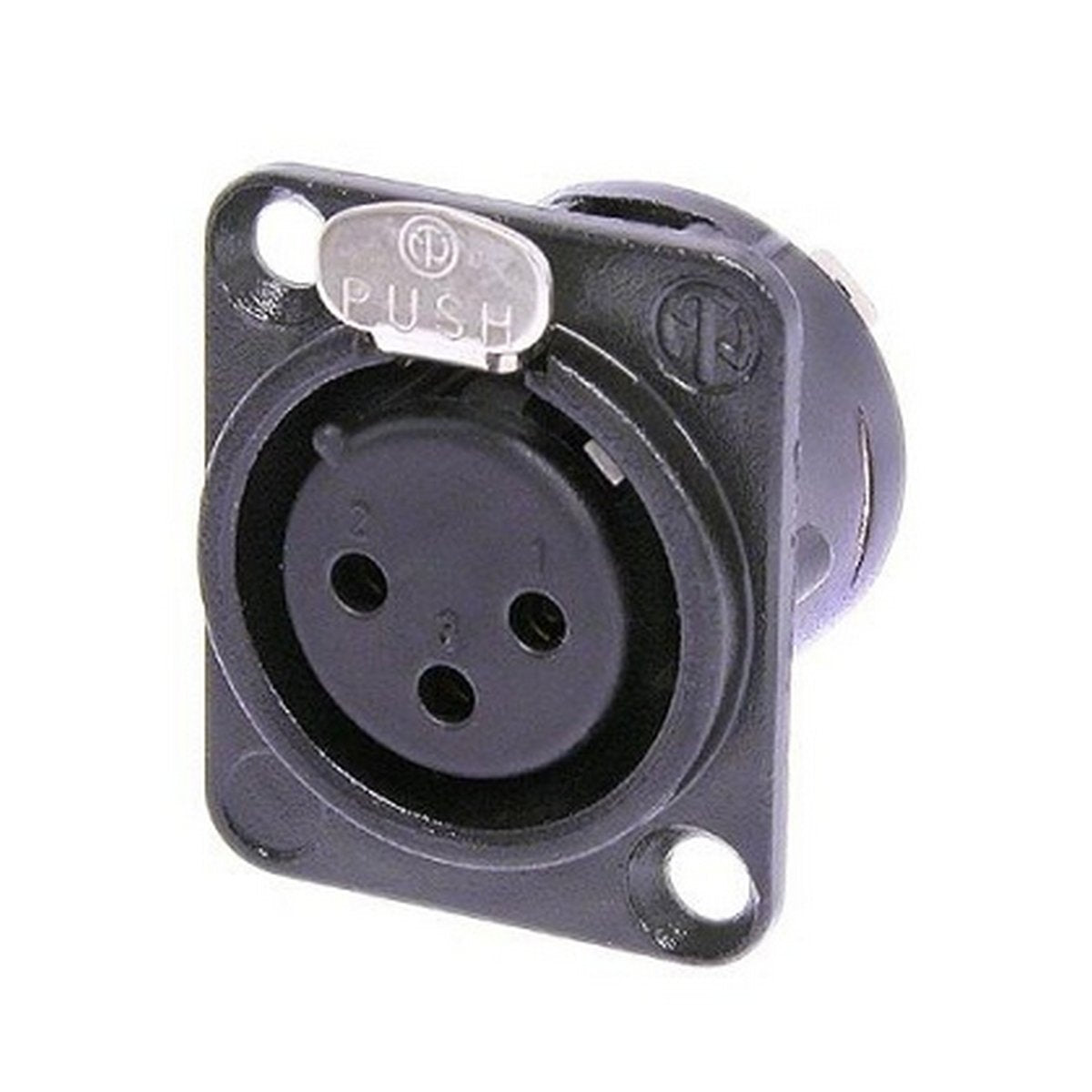 Ace Backstage Co. C-15102 NC3FDL-1-BAG Neutrik D Series 3 Pin Locking Female XLR Connector