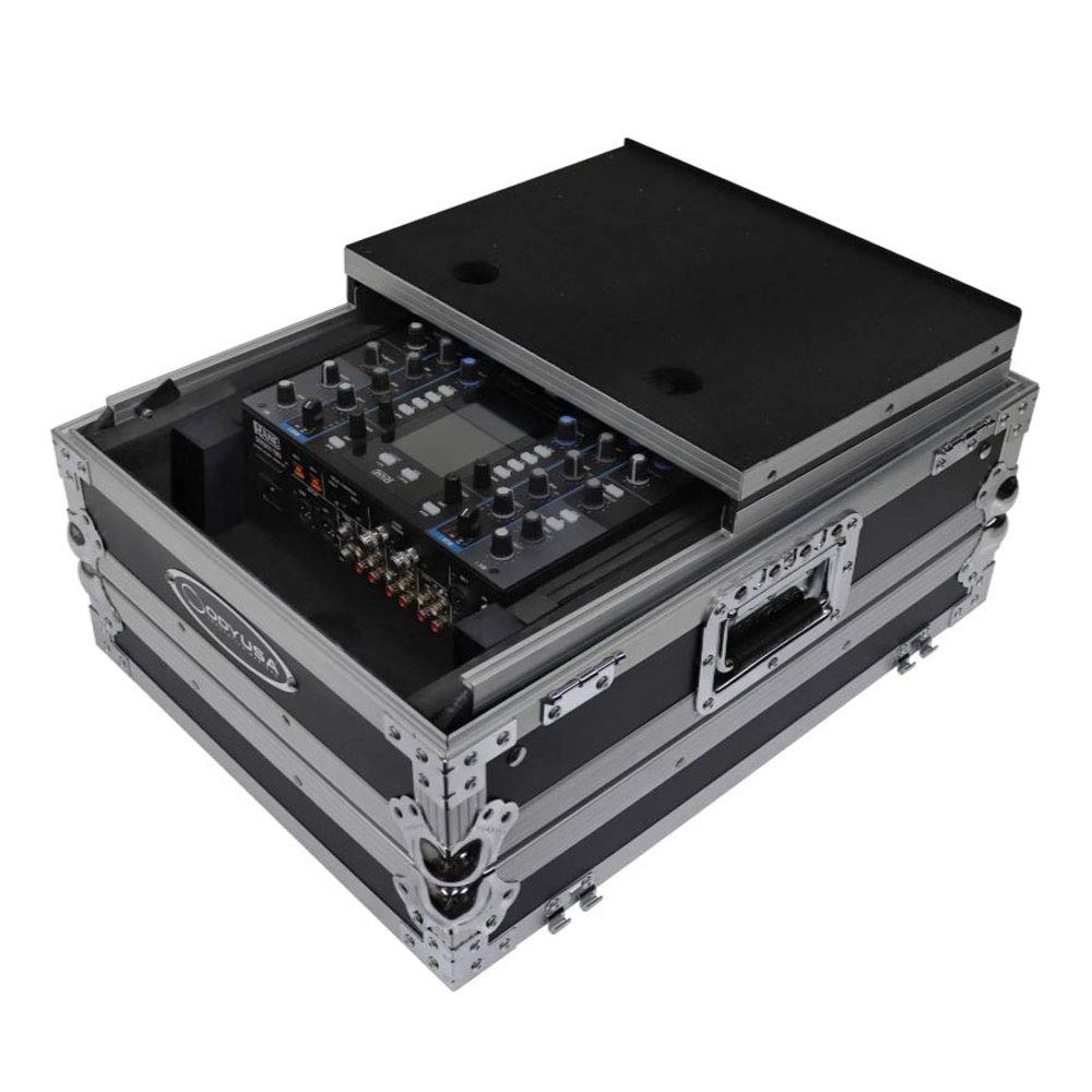 Odyssey Flight Zone Low Profile Glide Style Universal 12-Inch DJ Mixer Case