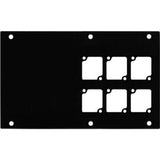 Ace Backstage Co. PNL-126 Panel Machined for 6 CONNECTRIX Mounts