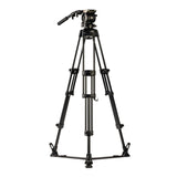 Libec HS-450 Dual Head Tripod System with Floor Spreader