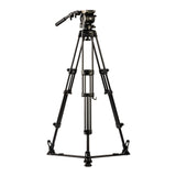 Libec HS-350 Dual Head Tripod System with Floor Spreader