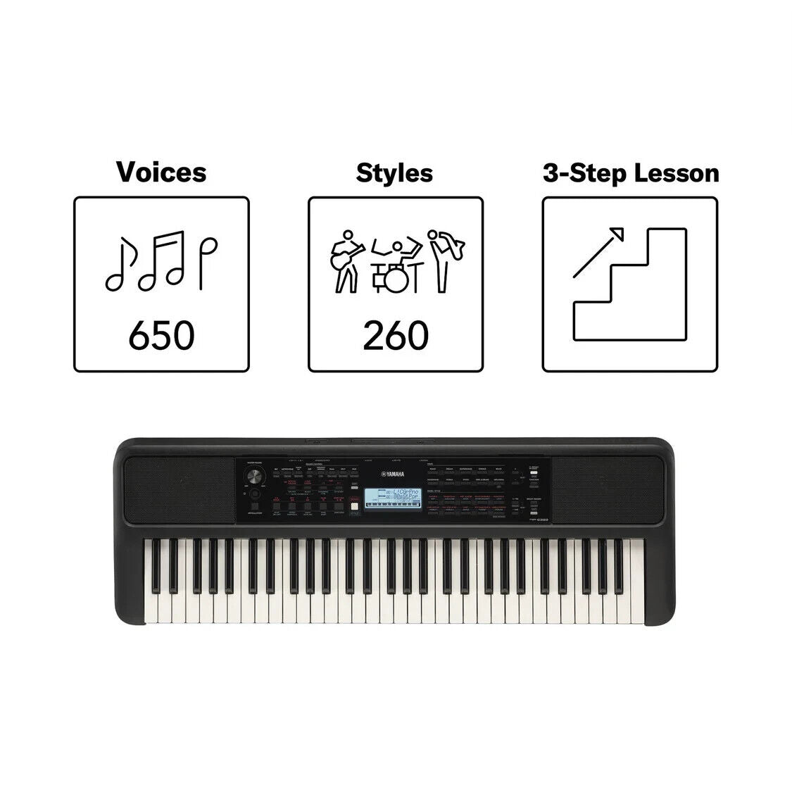 Yamaha PSR-E383 61-Key Standard Portable Keyboard (Used)