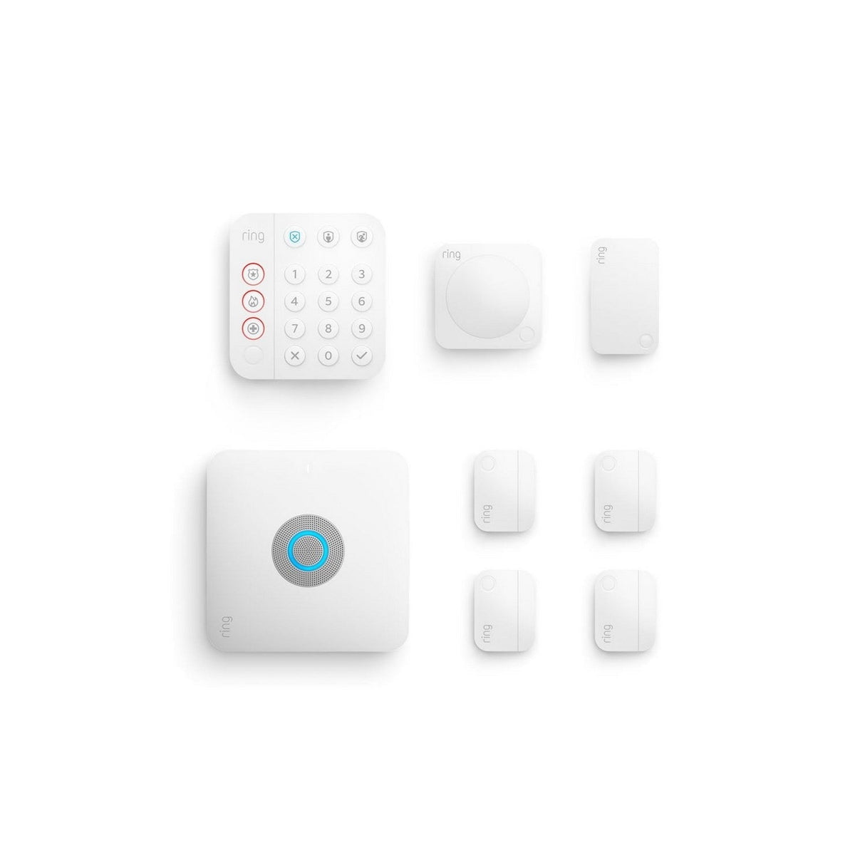 Ring Alarm Pro Security Kit with Built-In Eero Wi-Fi 6 Router, 8-Piece