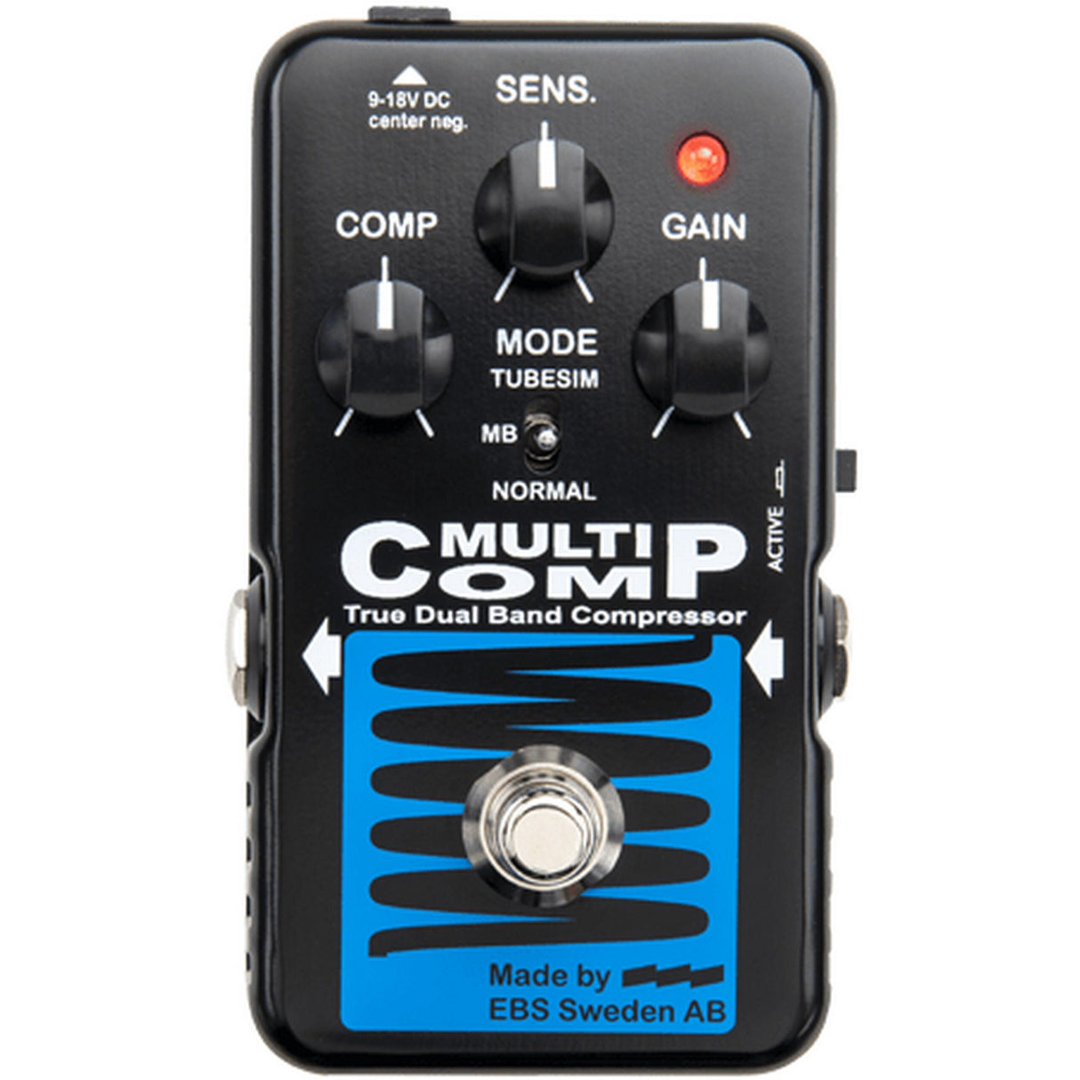 EBS MultiComp Blue Label True Dual Band Compressor