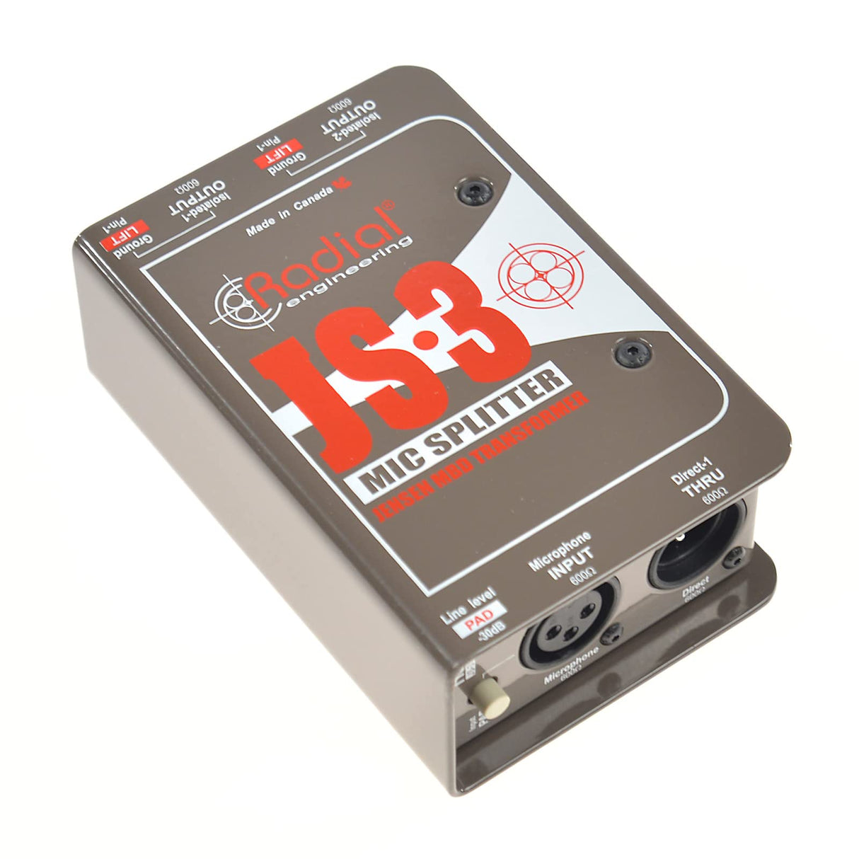 Radial JS3 Passive 3-Way Microphone Splitter