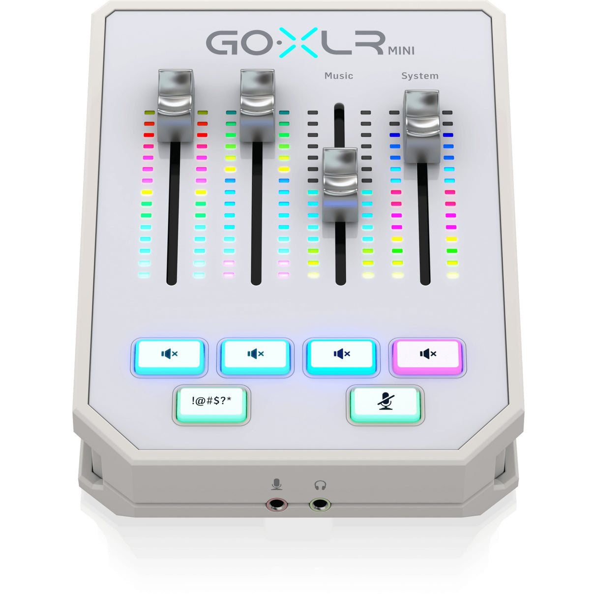 TC Helicon - TC-Helicon GoXLR Mini-WH Broadcast Mixer with USB Interface & Midas Preamp - GoXLR Mini-WH
