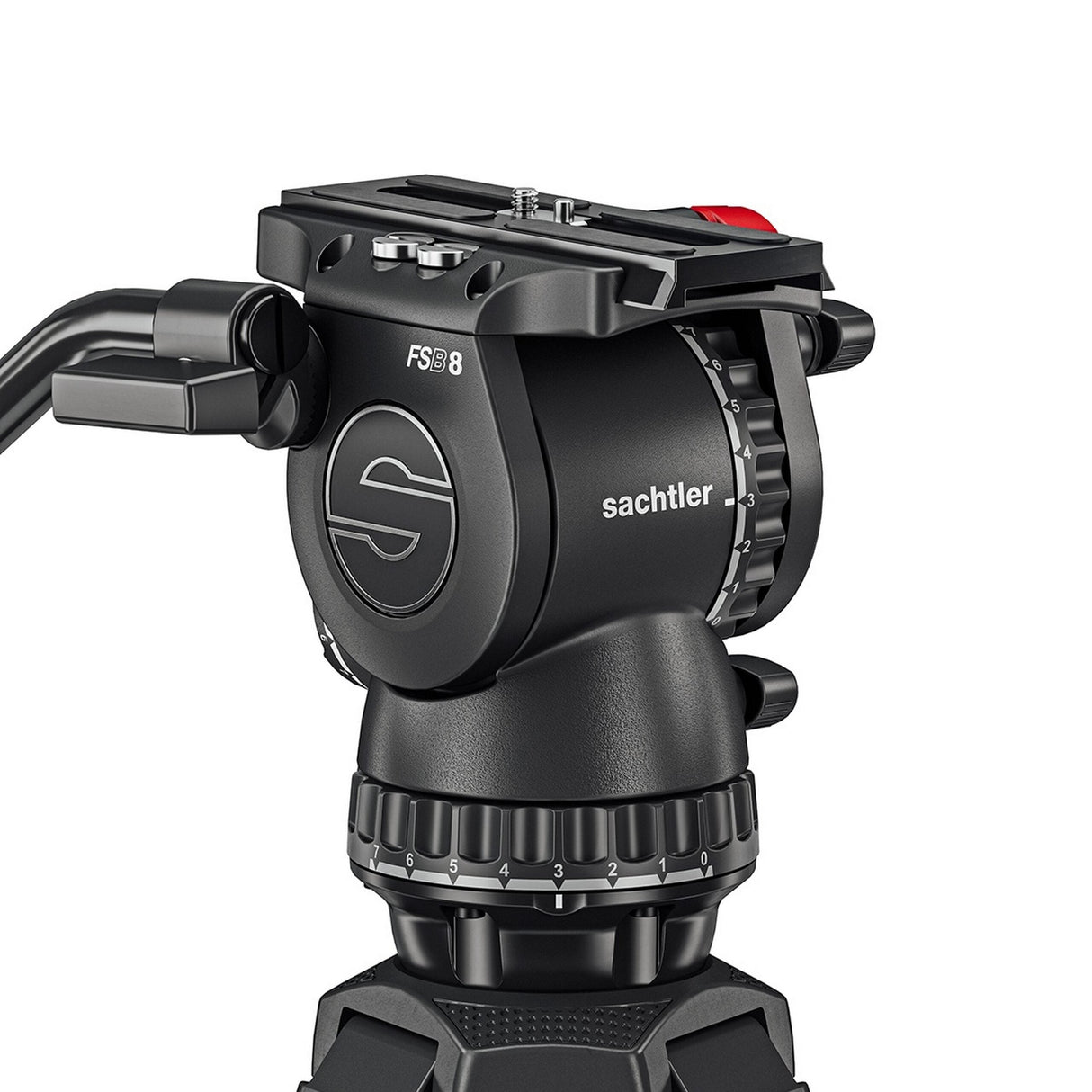 Sachtler S2069-0001 FSB 8 Mk II Fluid Head with Sideload Camera Plate and Pan Bar