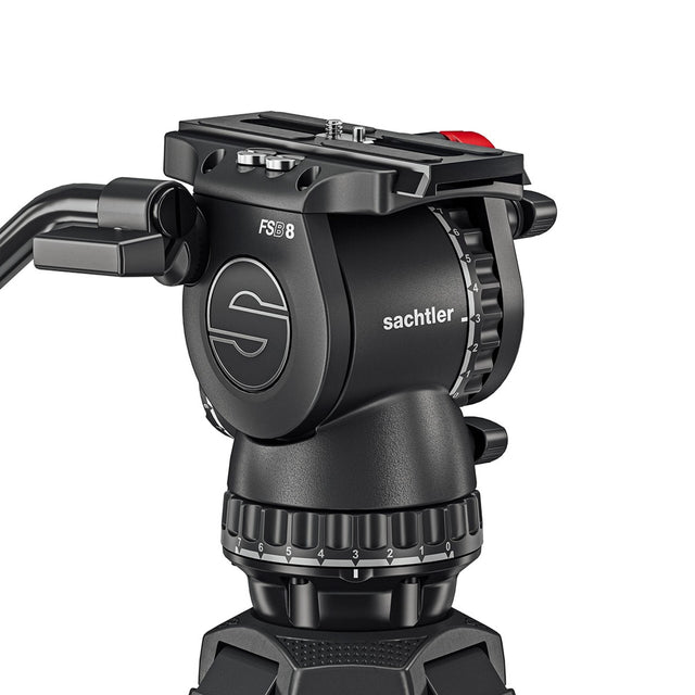 Sachtler S2069-0001 FSB 8 Mk II Fluid Head with Sideload Camera Plate and Pan Bar