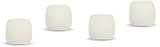 Shure ACVO4WS-W Foam Windscreen for Centraverse Overhead Condenser Microphones White 4-Pack