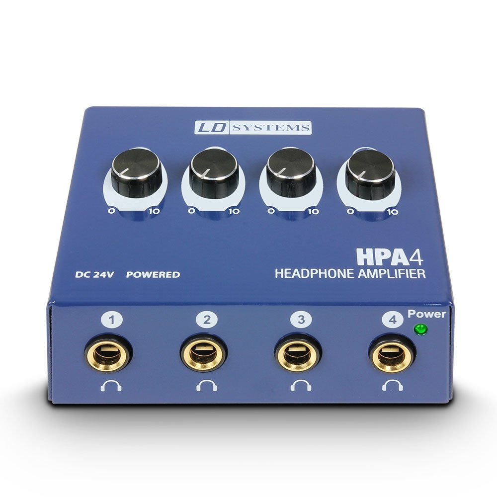 LD Systems HPA 4 Headphone Amplifier, 4-Channel