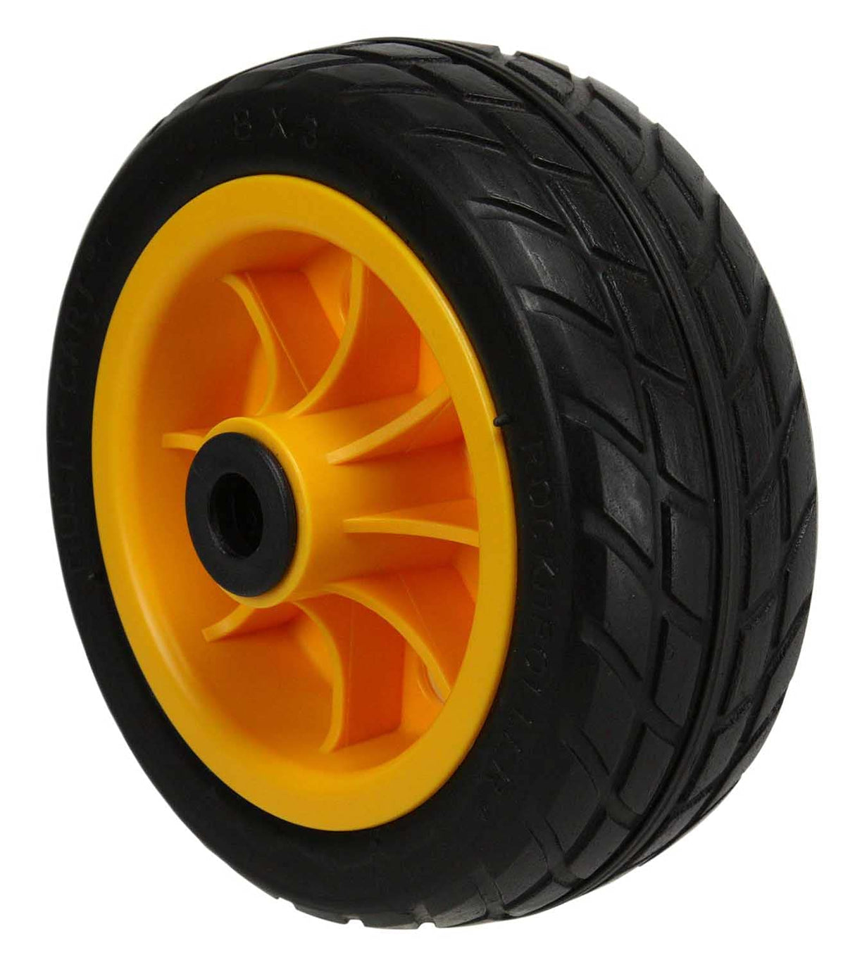 RockNRoller RWHLS8X2 8x2 R-Trac Symmetrical Wheel for R12 Caster 2-Pack