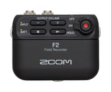 Zoom F2 Field Recorder with Lavalier Microphone