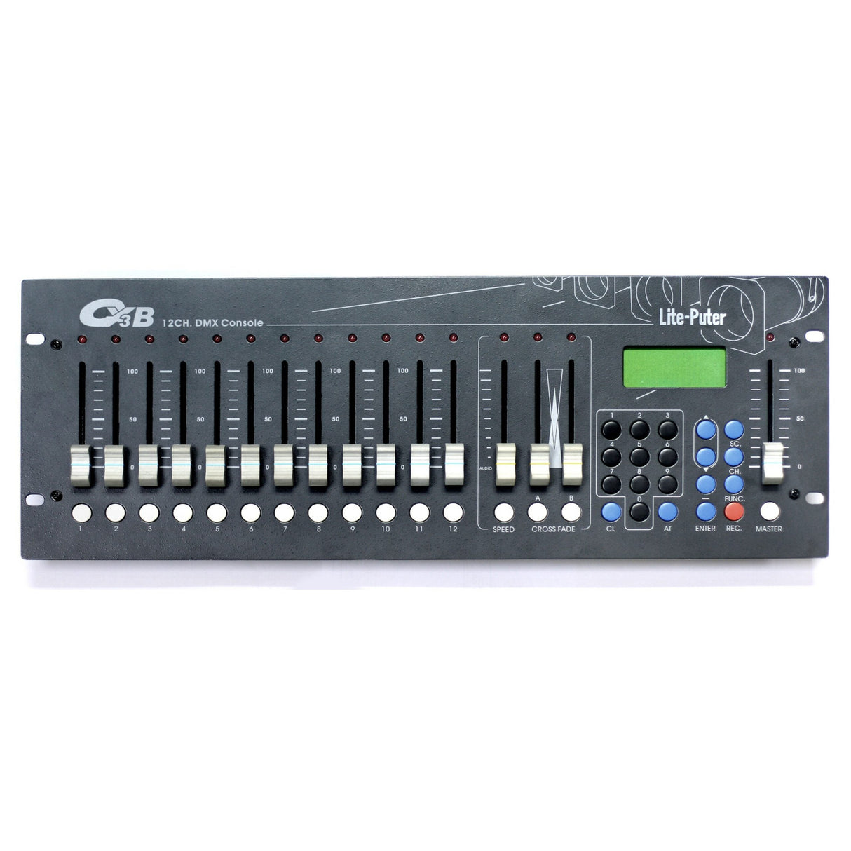 Ikan CX-3B Lite-Puter 12-Channel DMX Lighting Console