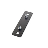 K&M 24358 Vertical Bracket Adapter Panel Black