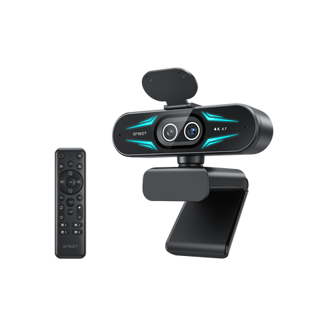 eMeet C60E Dual 4K Webcam with Dual Lenses, RGB Lighting & Remote Webcams - main view