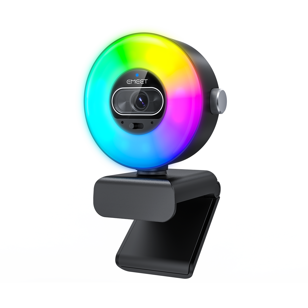 eMeet SmartCam S600L 4K Webcam with RGB Ring Light and Privacy Cover Webcams - view 2