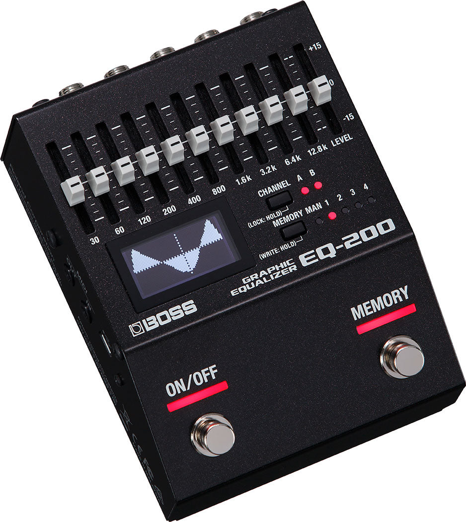 BOSS EQ-200 stereo equalizer effects pedal