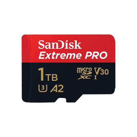 SanDisk - SanDisk Extreme PRO 1TB microSDXC UHS-I Memory Card - SDSQXCD-1T00-GN6MA