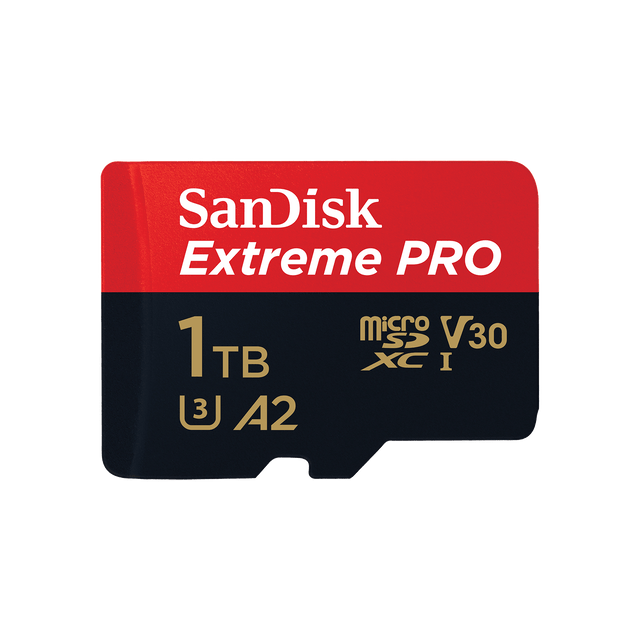 SanDisk - SanDisk Extreme PRO 1TB microSDXC UHS-I Memory Card - SDSQXCD-1T00-GN6MA