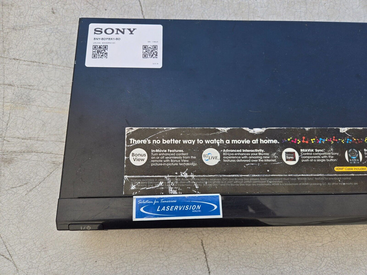 Sony BDP-BX1 Blu-Ray/DVD Player (Used)