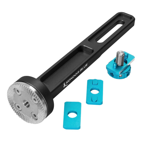 Kondor Blue Rosette Monitor Bracket Raven Black