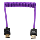 Kondor Blue Gerald Undone MK2 Full HDMI Coiled 12-24-Inch Cable Purple