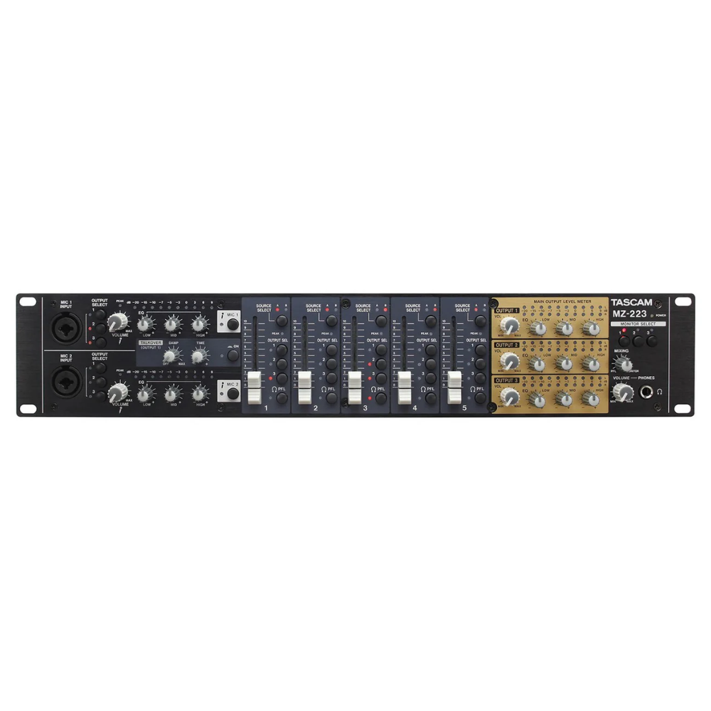 Tascam MZ-223 Industrial-Grade Audio Zone Mixer